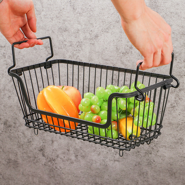 Wrought Iron Storage Basket Home Creative Storage Basket